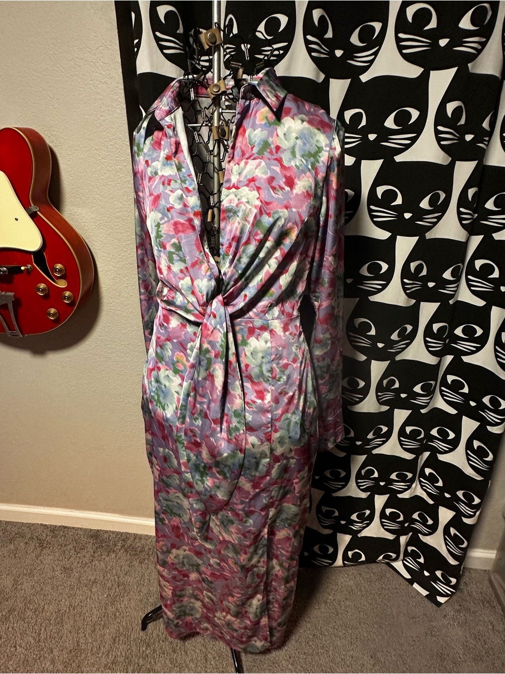Watercolor floral dress from Vestique